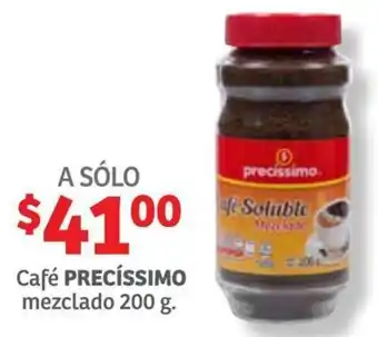 Soriana Híper Café Precíssimo Mezclado 200g oferta