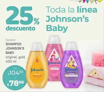 DelSol Shampoo johnson's baby 400ml oferta