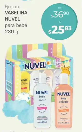 Vaselina nuvel para bebé 230g