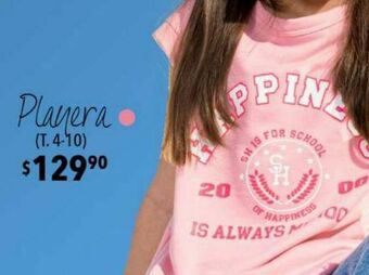 DelSol Playera niña oferta