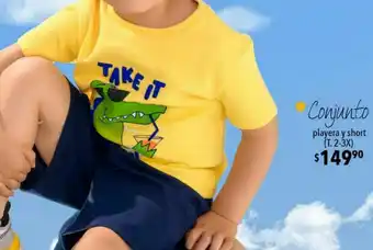 Woolworth Conjunto bebé playera y short oferta