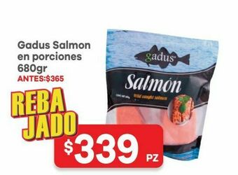 HEB Gadus salmon en porciones 680 gr oferta