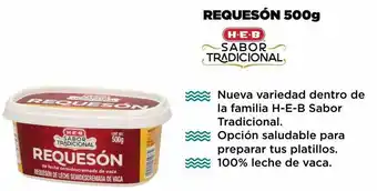 HEB Heb sabor tradi queso requeson 500 gr oferta