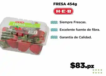 HEB Heb fresa 1 lb 454 gr oferta