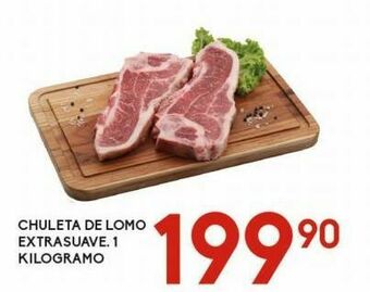 Chuleta de lomo extrasuave kg