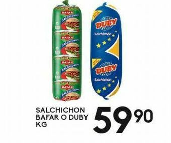 Alsuper Salchichón bafar o duby kg oferta
