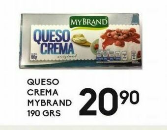 Alsuper Queso crema mybrand 190g oferta