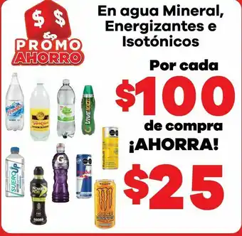 HEB Agua mineral, energizantes e isotónicos oferta