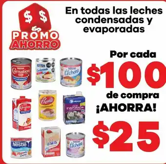 HEB Leche condensada y evaporada oferta