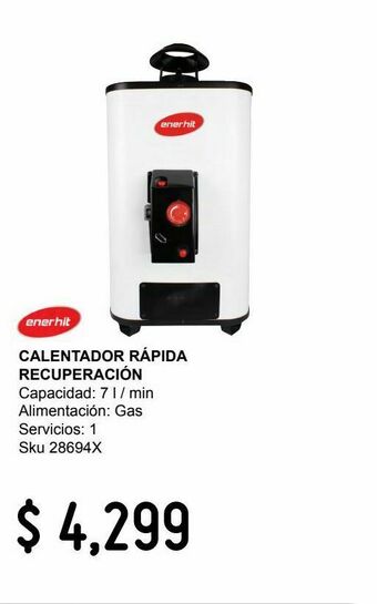 Sodimac Homecenter Calentador rápida recuperación oferta