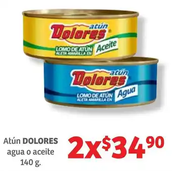 Soriana Híper Dolores Atún 2x140g oferta