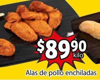 Soriana Mercado Alas de Pollo Enchiladas oferta