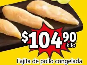 Soriana Mercado Fajita de Pollo Congelada oferta