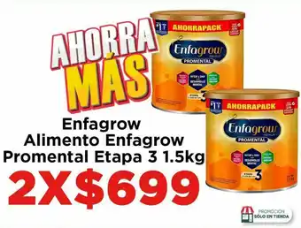 HEB Enfagrow alimento en polvo enfagrow promental etapa 3 1.5kg oferta