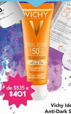 Farmacia San Pablo Vichy ideal soleil anti dark tub c/50ml oferta