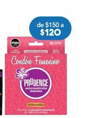 Prudence condones femeninos c/2pzs