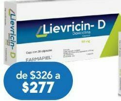 Farmacia San Pablo Lievricin - d cap 50mg caj c/28 oferta