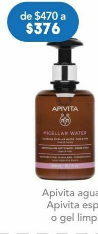Apivita agua micelar de rosas c/300ml