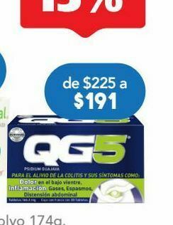 Farmacia San Pablo Qg5 tab 166.6mg caj c/30 oferta