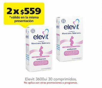 Farmacia San Pablo Elevit com 3600ui caj c/30 oferta