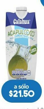 Farmacia San Pablo Acapulcoco agua coco natural c/500ml oferta