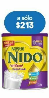 Farmacia San Pablo Nido fortigrow deslactosada c/1.6kg oferta