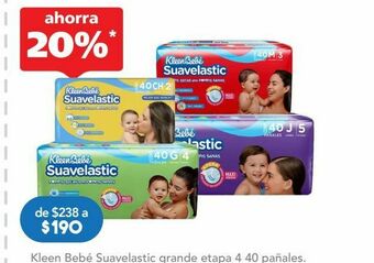 Farmacia San Pablo Kleen bb suavelastic gde et4 c/40pzs oferta