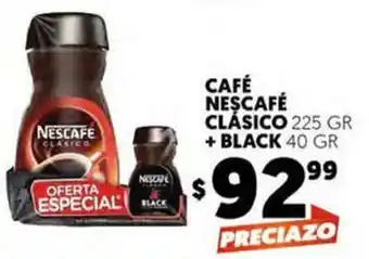 Merco Café Nescafé Clásico 225g + Black 40g oferta