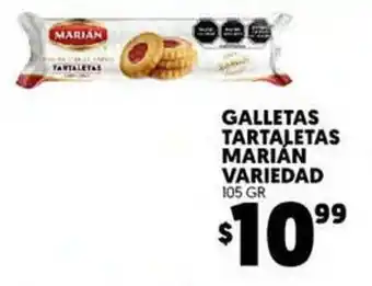 Galletas Tartaletas Marián Variedad 105g