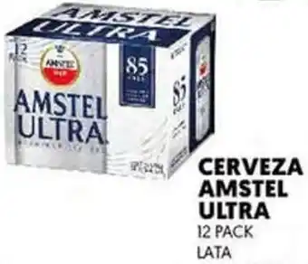 Merco Cerveza Amstel Ultra 12 pack oferta
