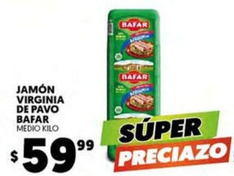 Jamón Virginia de Pavo Bafar
