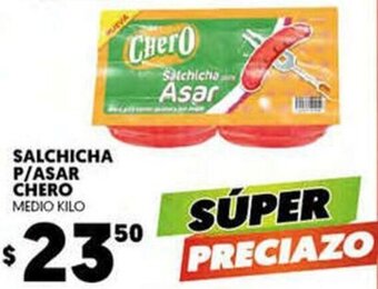 Merco Salchicha p/Asar Chero oferta
