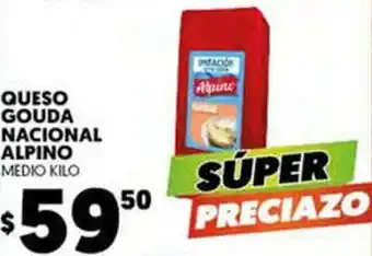 Queso Gouda Nacional Alpino