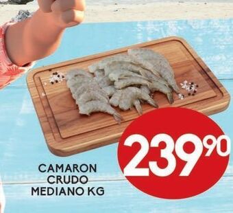 Alsuper Camarón crudo mediano kg oferta