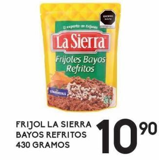 Alsuper Frijol la sierra bayos refritos 430g oferta