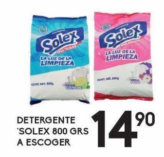 Alsuper Detergente solex 800g oferta