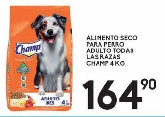 Alsuper Alimento seco para perro adulto todas las razas champ 4kg oferta