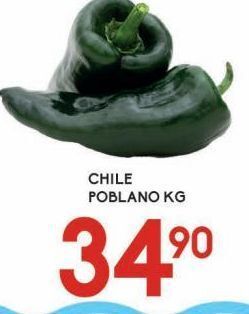 Chile poblano kg