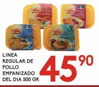 Alsuper Línea regular de pollo empanizado del dia 500g oferta