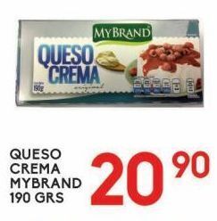 Alsuper Queso crema mybrand 190g oferta