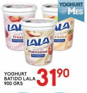 Alsuper Yoghurt batido lala 900g oferta