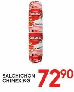 Alsuper Salchichón chimex kg oferta