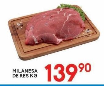 Alsuper Milanesa de res kg oferta