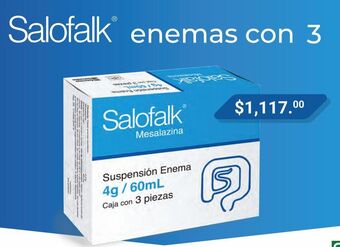 Farmacias Especializadas Salofalk enema caj c/3 oferta