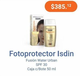 Farmacias Especializadas Fotoprotector isdin fusion water urban spf30 fco c/ 50ml oferta