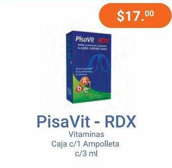 Pisavit-rdx cja c/1 ampo 3ml sol oral