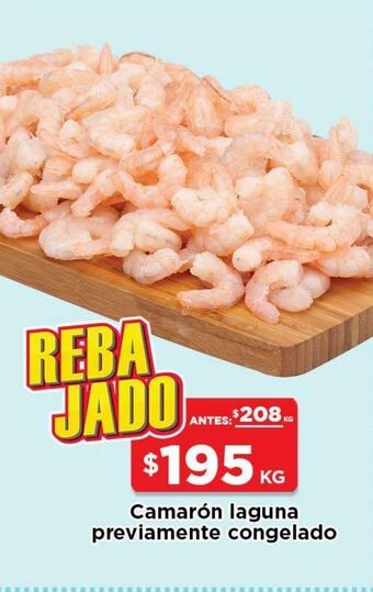 HEB Camaron laguna prev. congelado 1 kg oferta