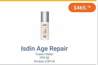 Farmacias Especializadas Isdin age rep fus wat text 50 spf oferta
