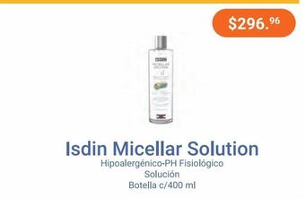 Farmacias Especializadas Isdin micellar solution 400ml oferta